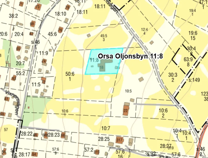 Villa, Kompanivägen 18, Oljonsbyn, Orsa