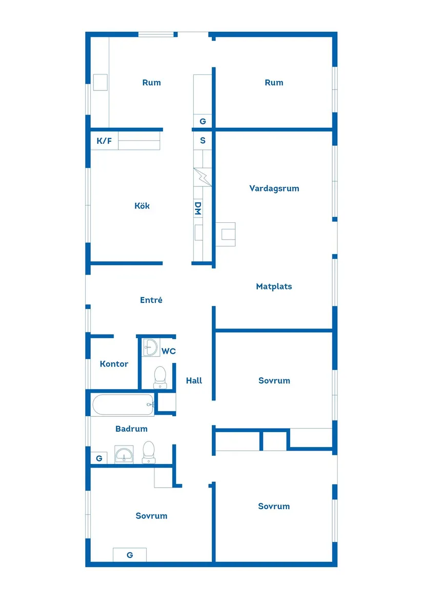 Villa, Guldsmedsvägen 47, Valbo, Gävle