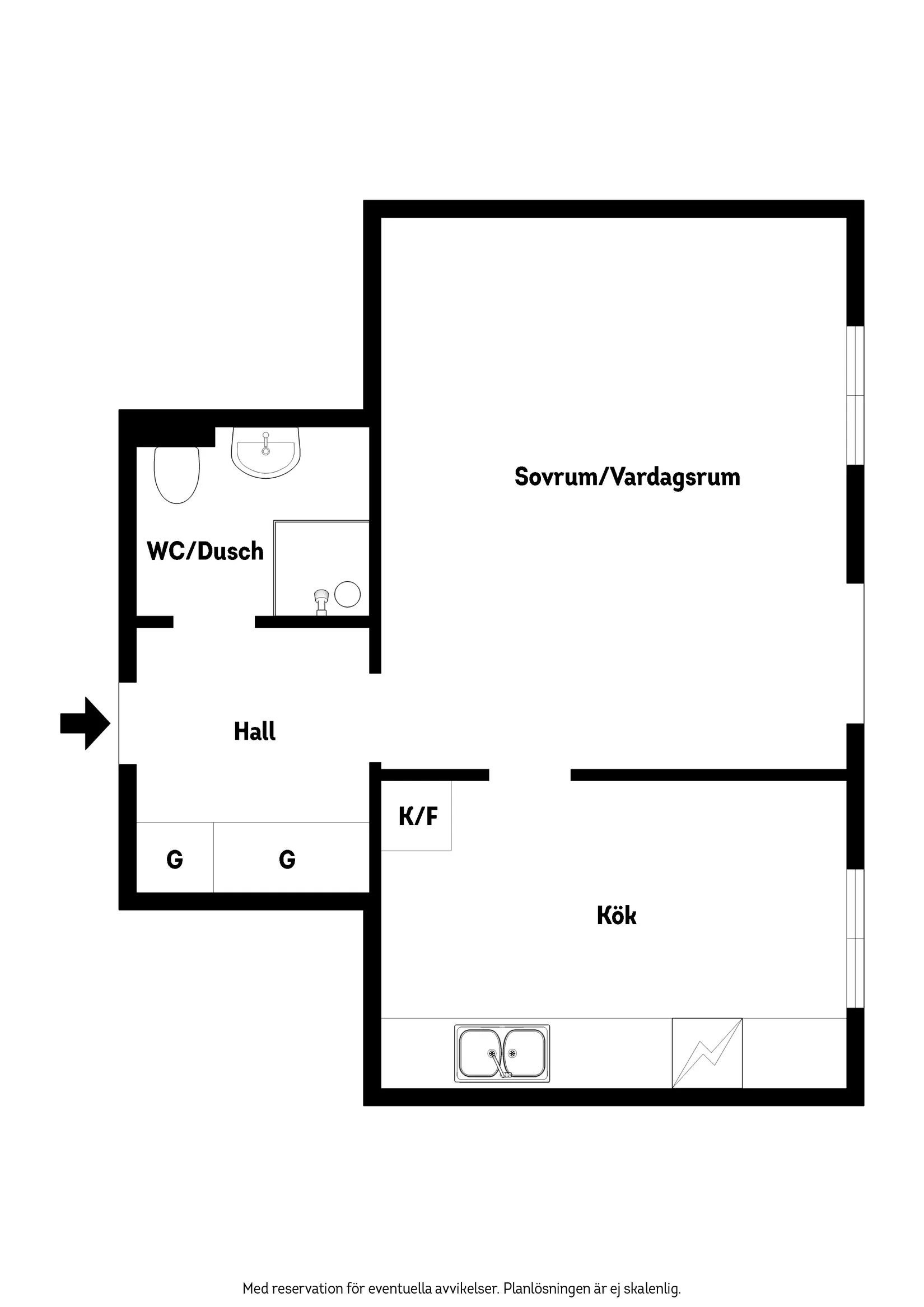 Bostadsrätt, Frostagatan 2C, Hörby