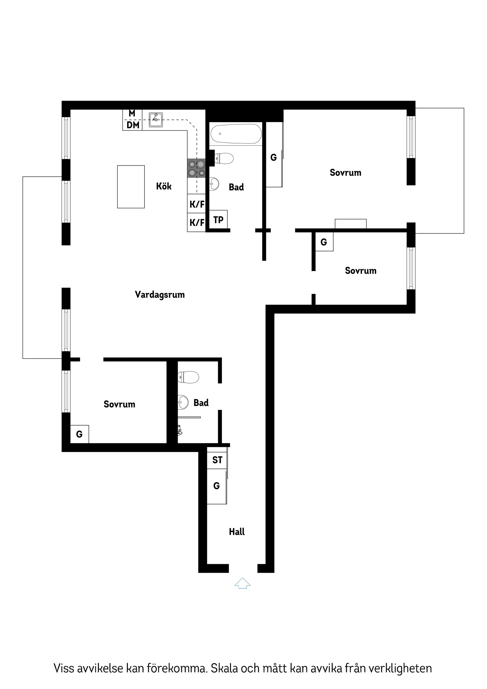 Bostadsrätt, Sehlstedtsgatan 7, 2 tr, Gärdet, Stockholm