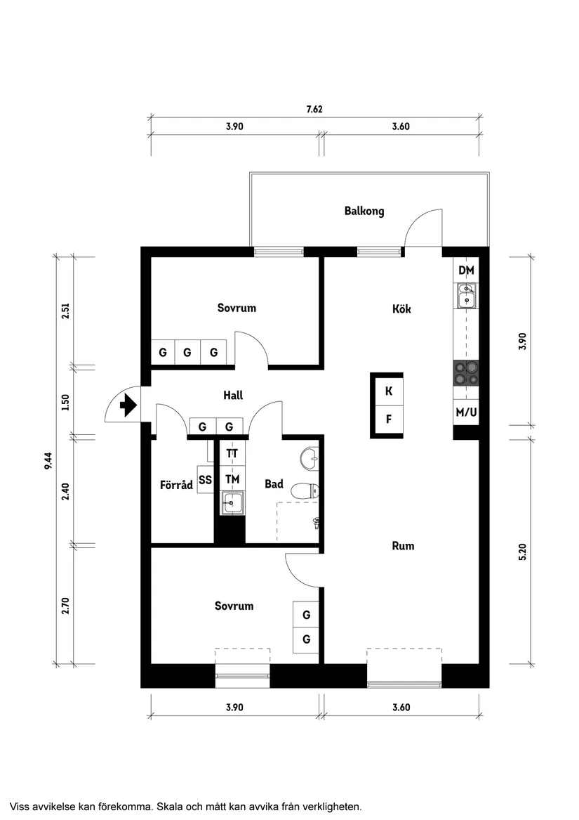 Bostadsrätt, Parkgatan 21, Söderstaden, Kungsbacka