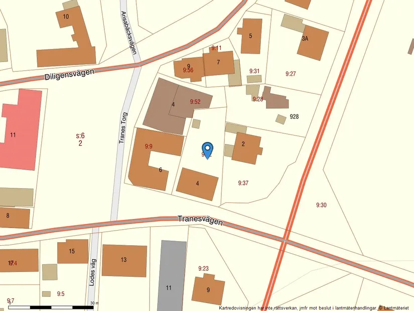 Villa, Tranesvägen 4, Skåne-Tranås, Tomelilla