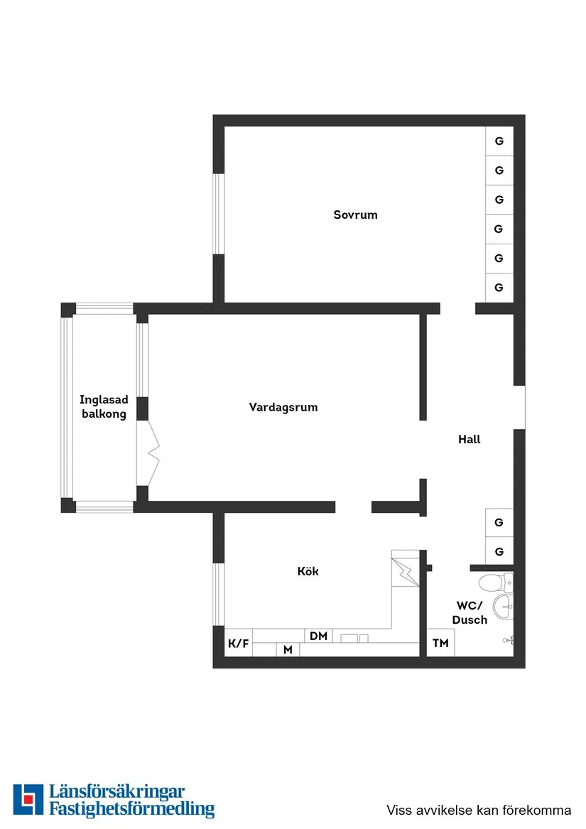 Bostadsrätt, Krondikesvägen 58B, Tegelplan, Östersund