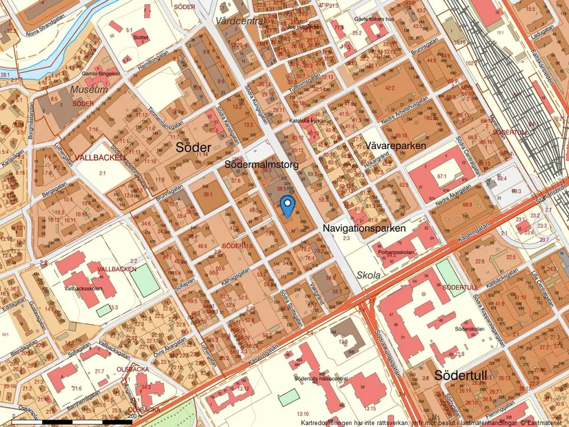 Bostadsrätt, Södra Kansligatan 31, Söder, Gävle