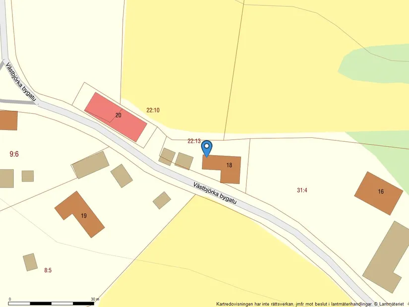 Villa, Västbjörka Bygatu 18, Rättvik