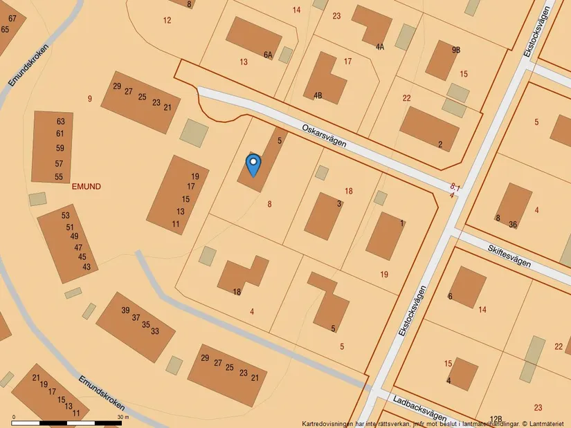 Villa, Oskarsvägen 5, Sundby, Stockholm