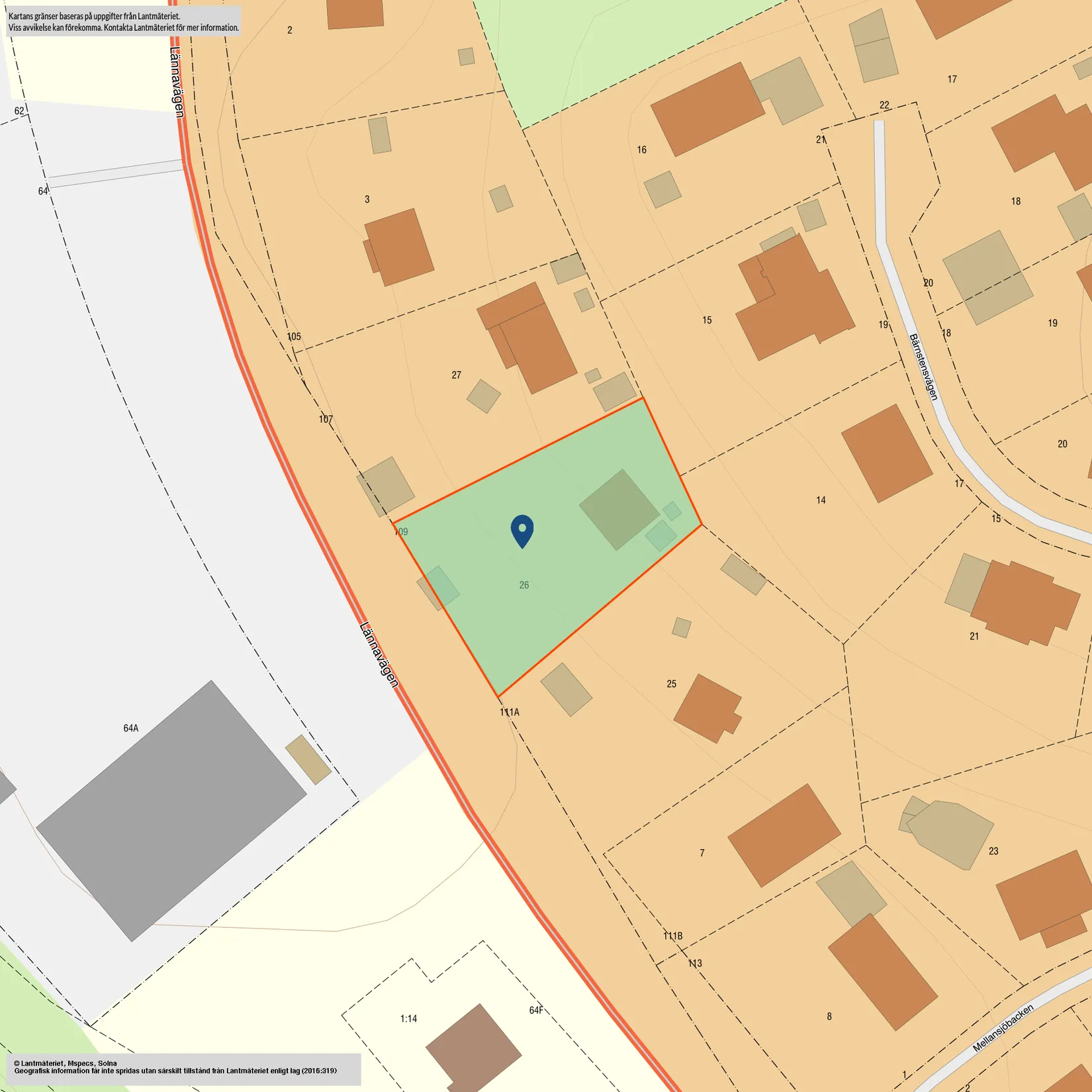 Villa, Lännavägen 109, Balingsnäs, Huddinge