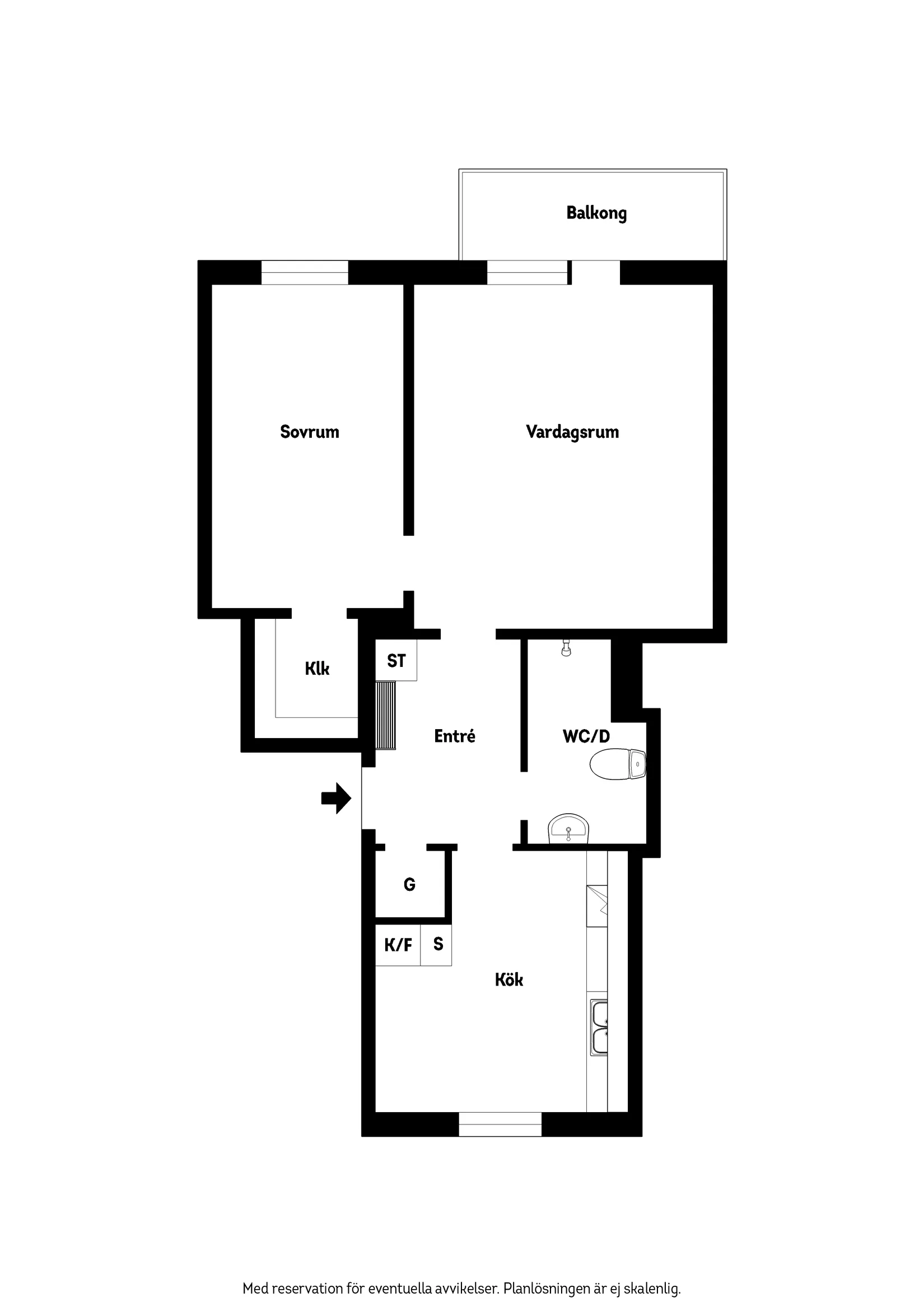Bostadsrätt, Odengatan 18B, Gamla Kålgården, Jönköping