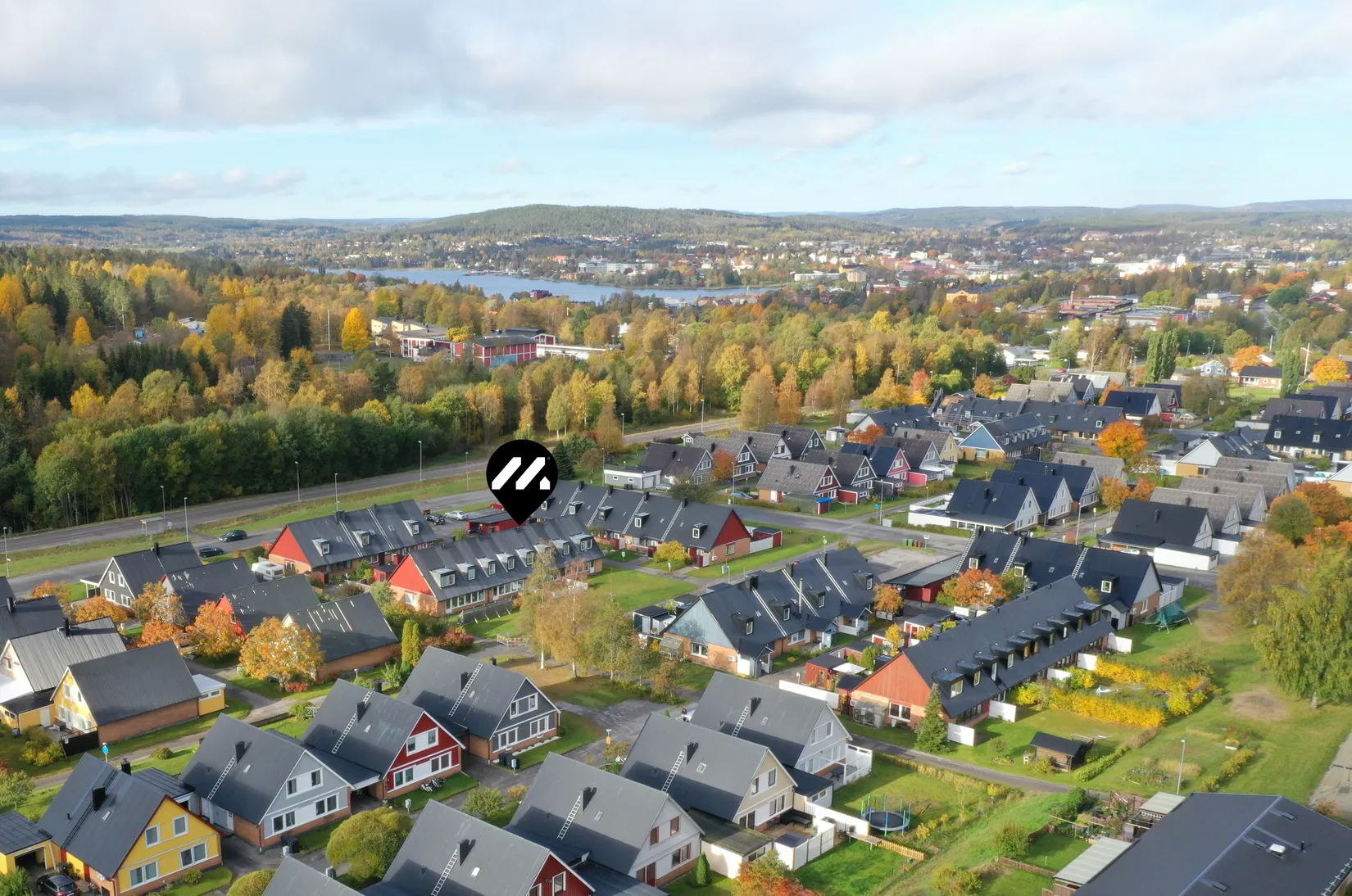 Radhus, Fagottgatan 36, Gånsvik, Härnösand