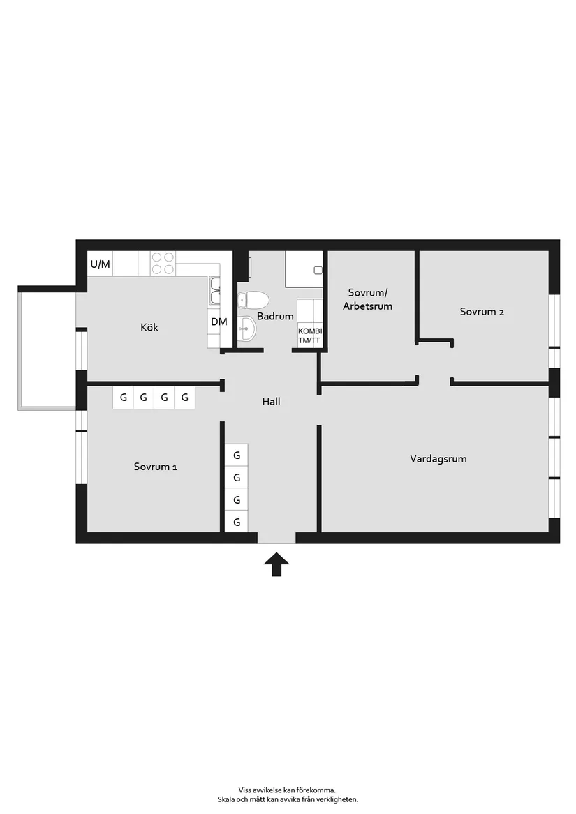 Bostadsrätt, Körvelgatan 36B, Årsta, Uppsala