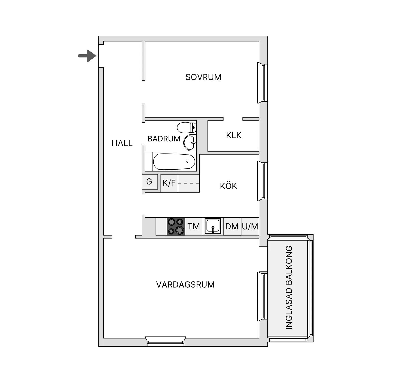 Bostadsrätt, Thomsons väg 26, Rosengård, Malmö