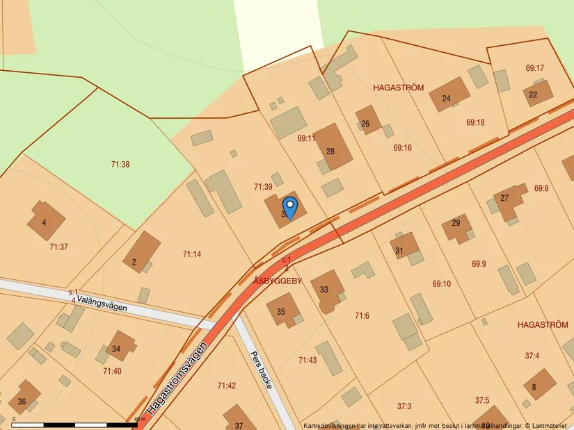 Villa, Hagaströmsvägen 30, Hagaström, Gävle