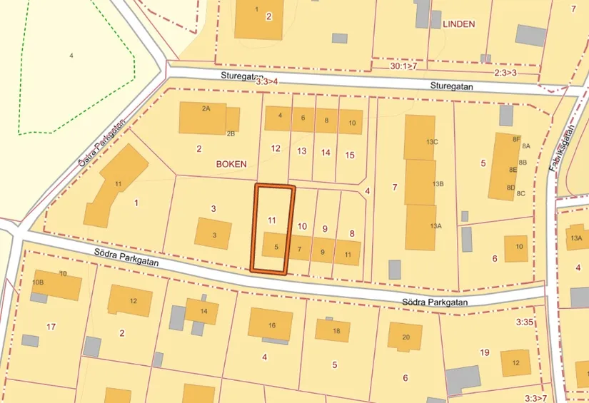 Villa, Radhus, Södra Parkgatan 5, Herrljunga centralt, Herrljunga