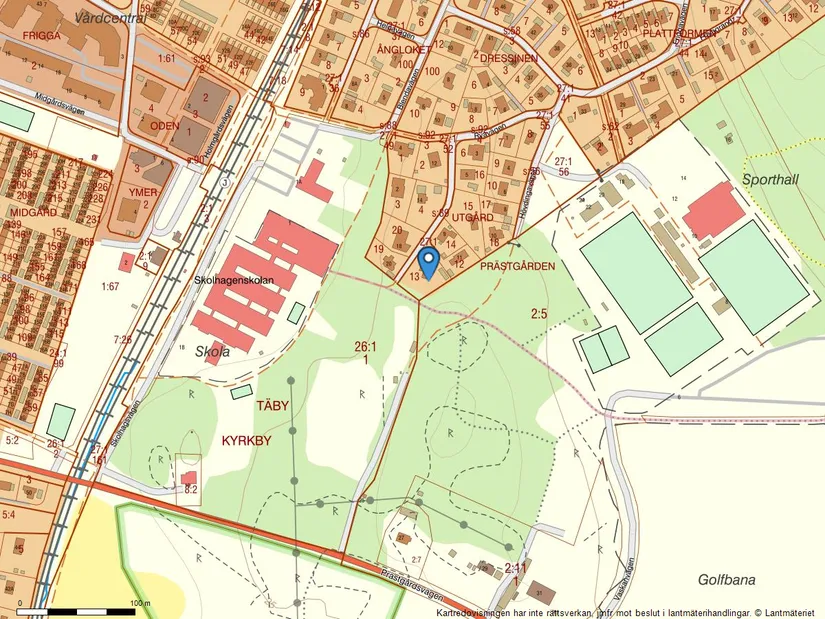 Villa, Ryavägen 13, Täby Kyrkby, Täby