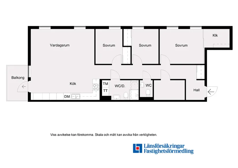 Bostadsrätt, Folketshusvägen 17, Klagshamn, Malmö
