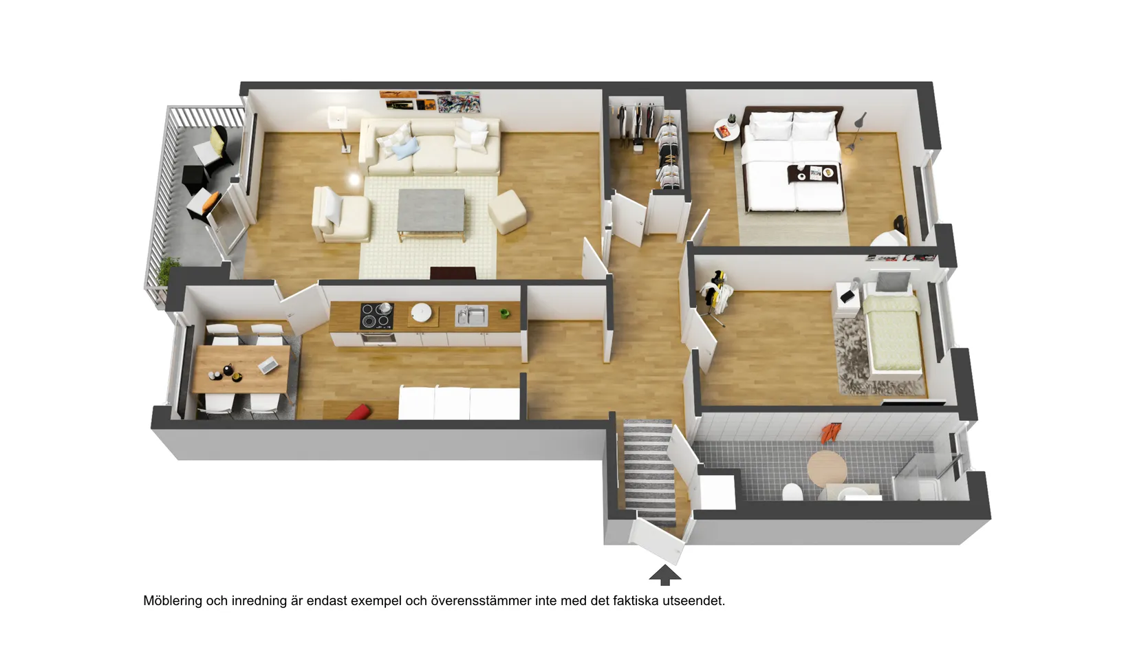 Bostadsrätt, Rågången 8B, Berghem, Umeå
