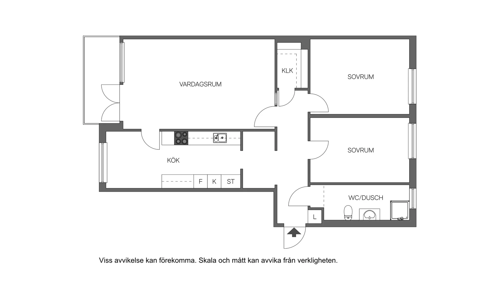 Bostadsrätt, Rågången 8B, Berghem, Umeå