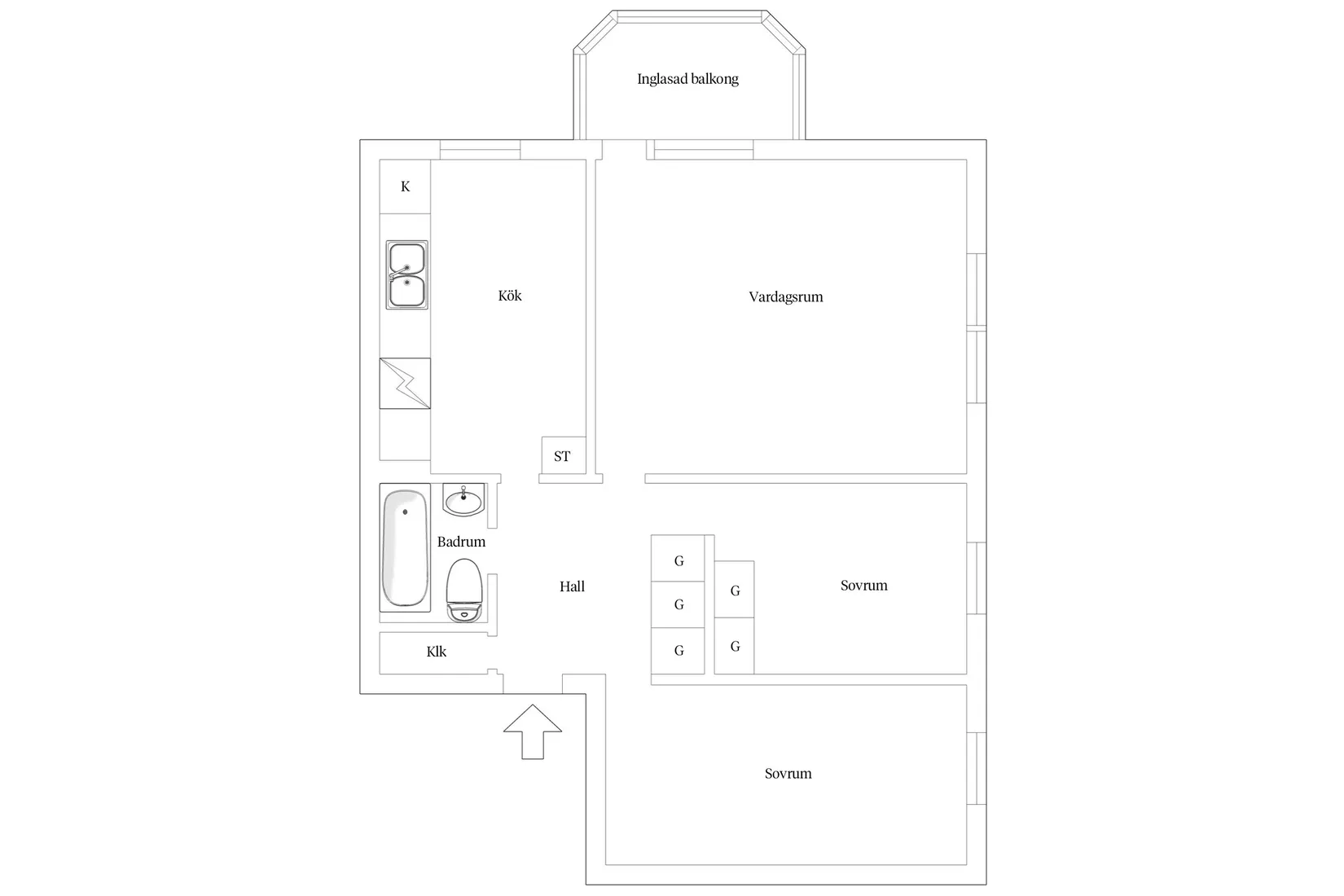 Bostadsrätt, Slättängsgatan 19, Lomma - Slättäng, Lomma