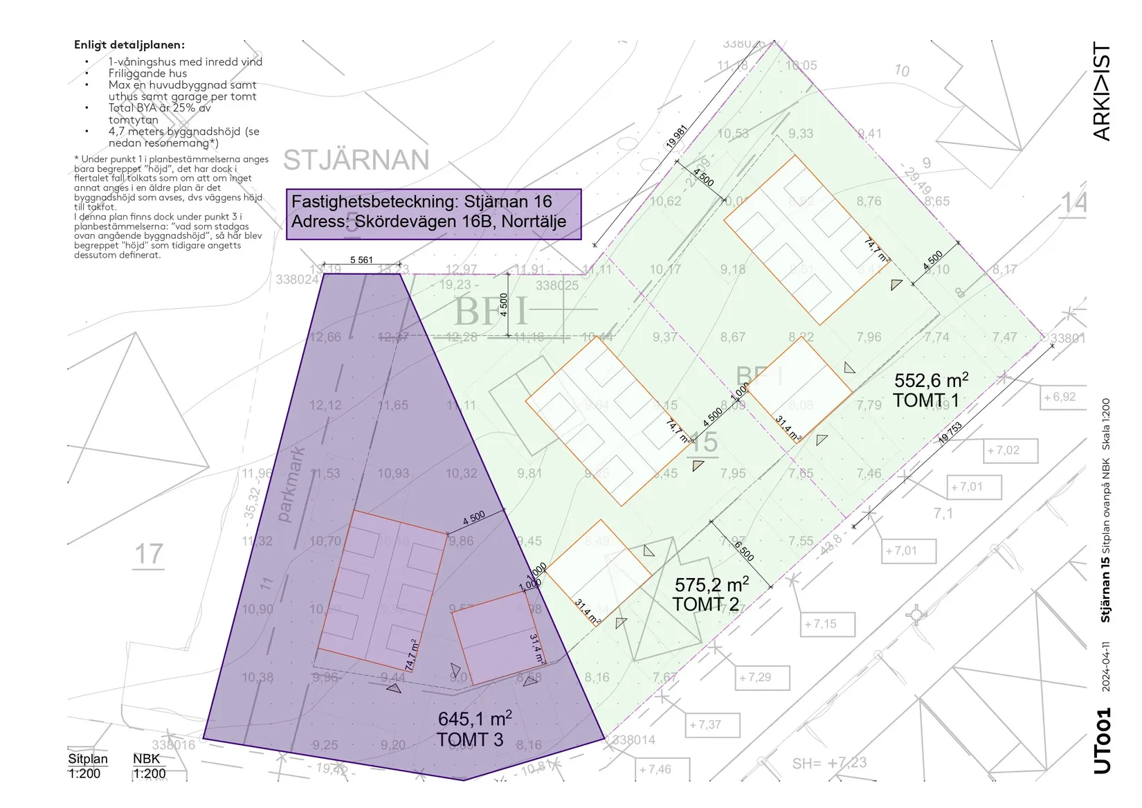 Tomt, Skördevägen 16B, Centralt - Kvisthamra, Norrtälje