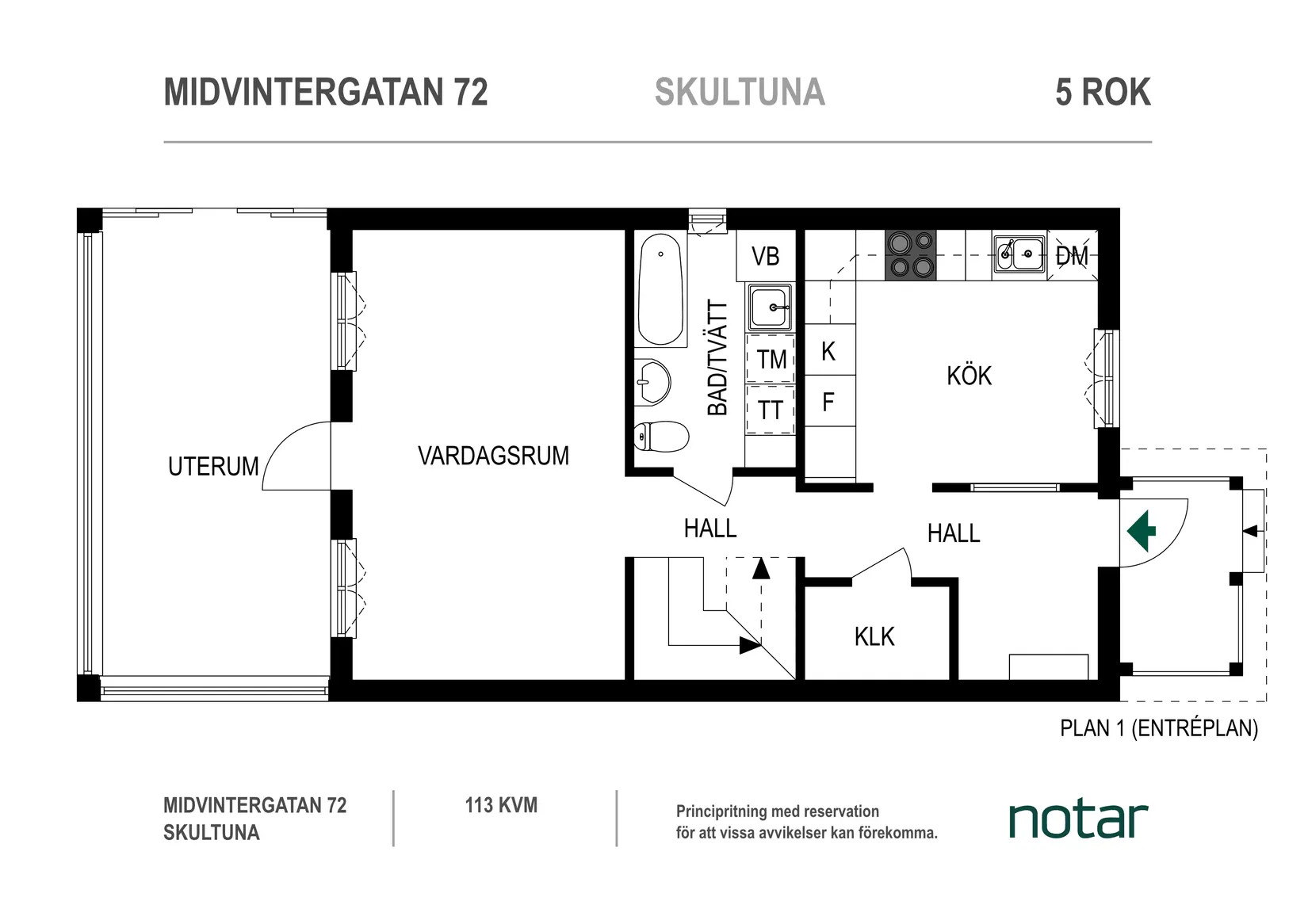 Bostadsrätt, Radhus, Midvintergatan 72, Skultuna, Västerås
