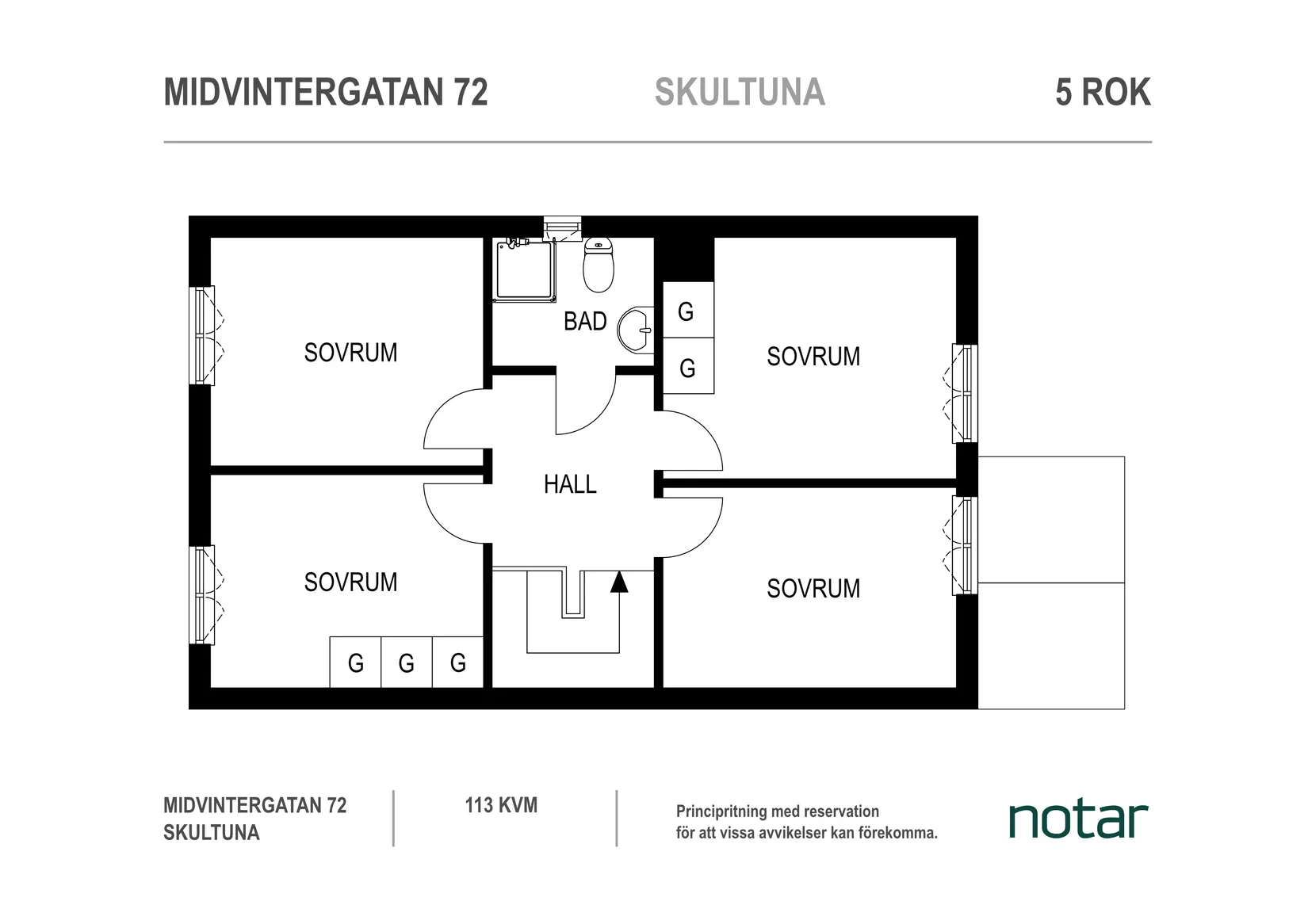 Bostadsrätt, Radhus, Midvintergatan 72, Skultuna, Västerås