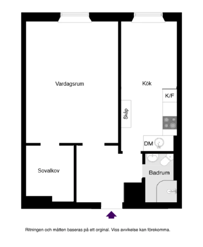 Bostadsrätt, Marielundsgatan 3A, Fålhagen, Uppsala