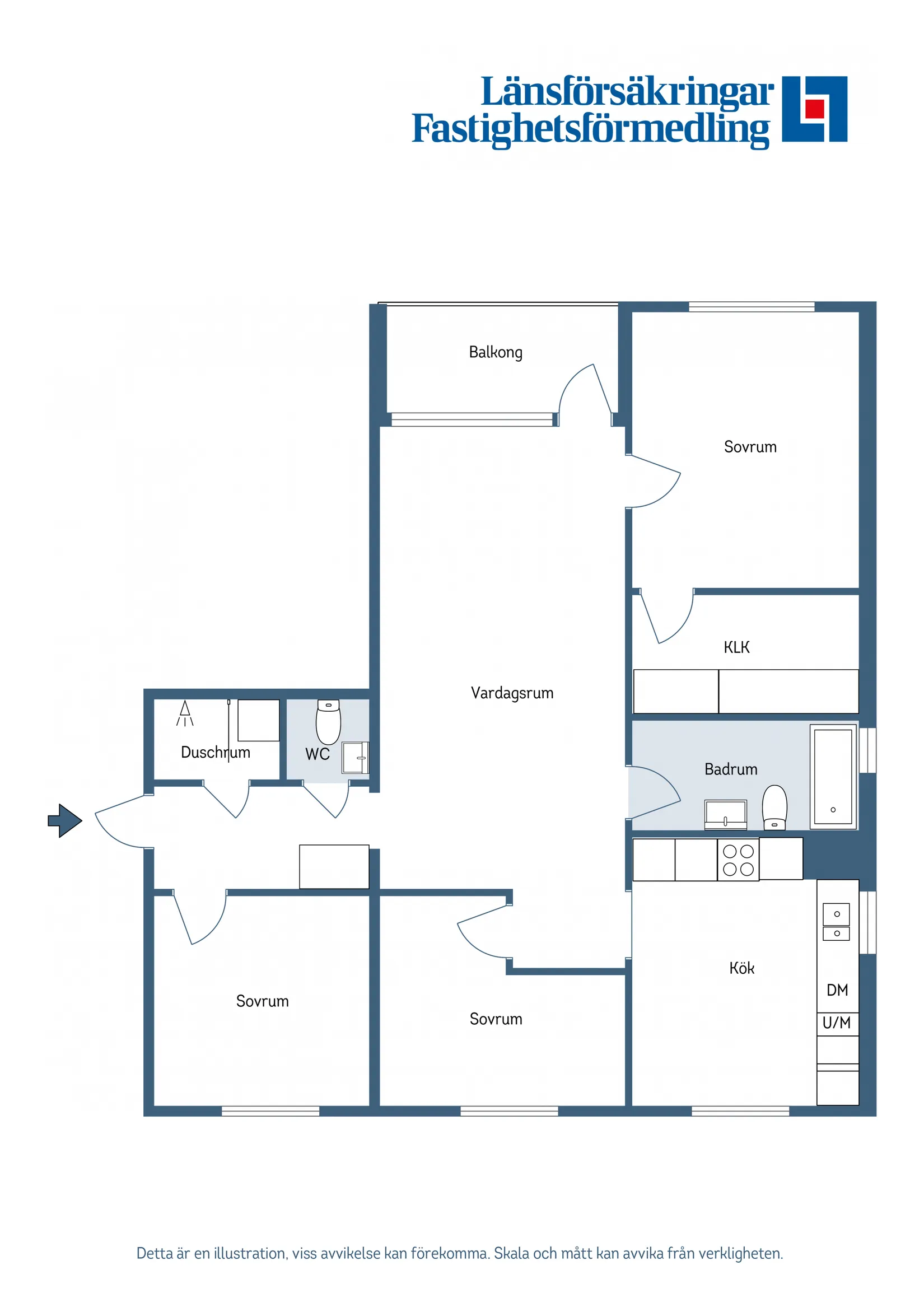 Bostadsrätt, Edinsvägen 1, 6 tr, Ektorp, Nacka