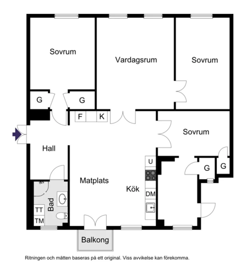 Bostadsrätt, Kanalgatan 28A, Kristianstad - Östermalm, Kristianstad