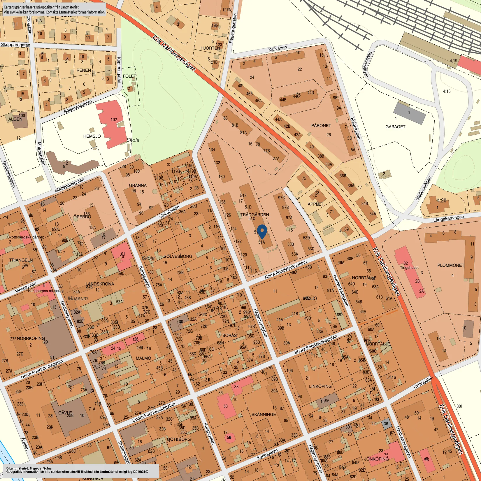 Bostadsrätt, Norra Fogdelyckegatan 51A, Karlshamn