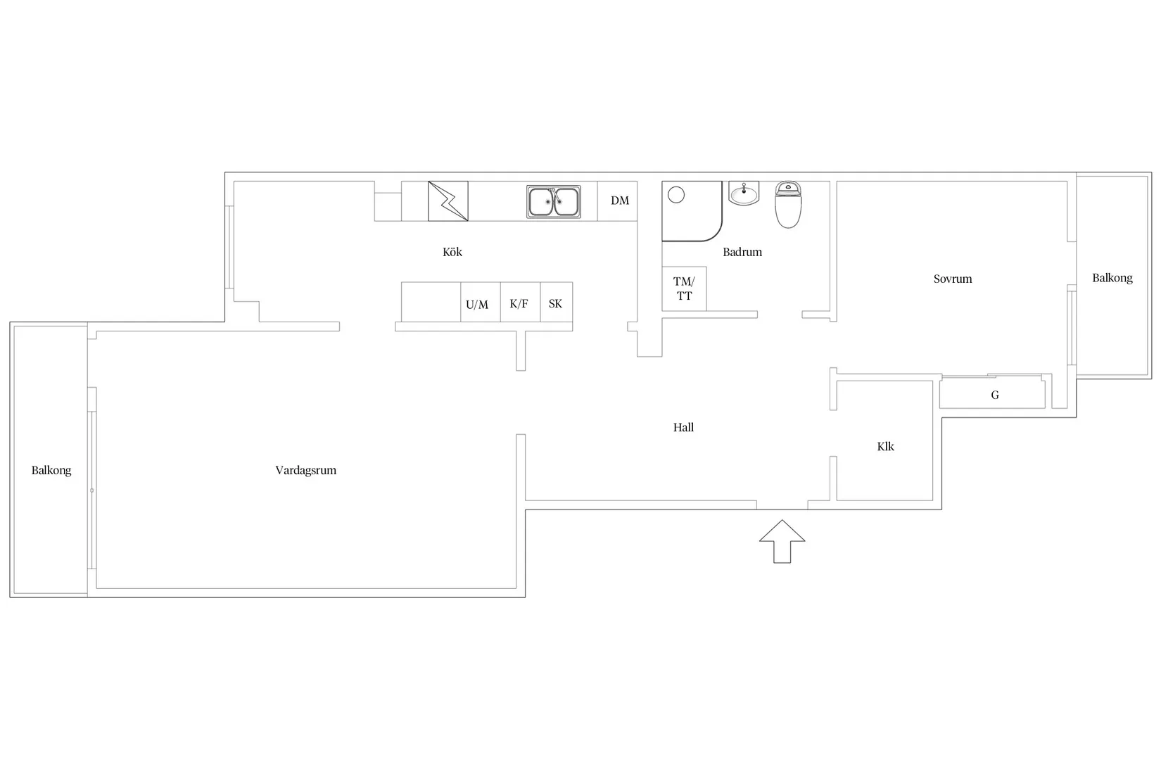 Bostadsrätt, S:t Clemens Gata 36, Helsingborg - Centrum, Helsingborg