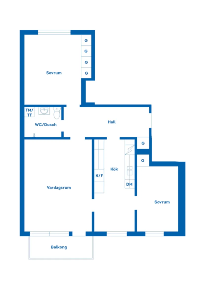 Bostadsrätt, Prebendegatan 17, Mariestad