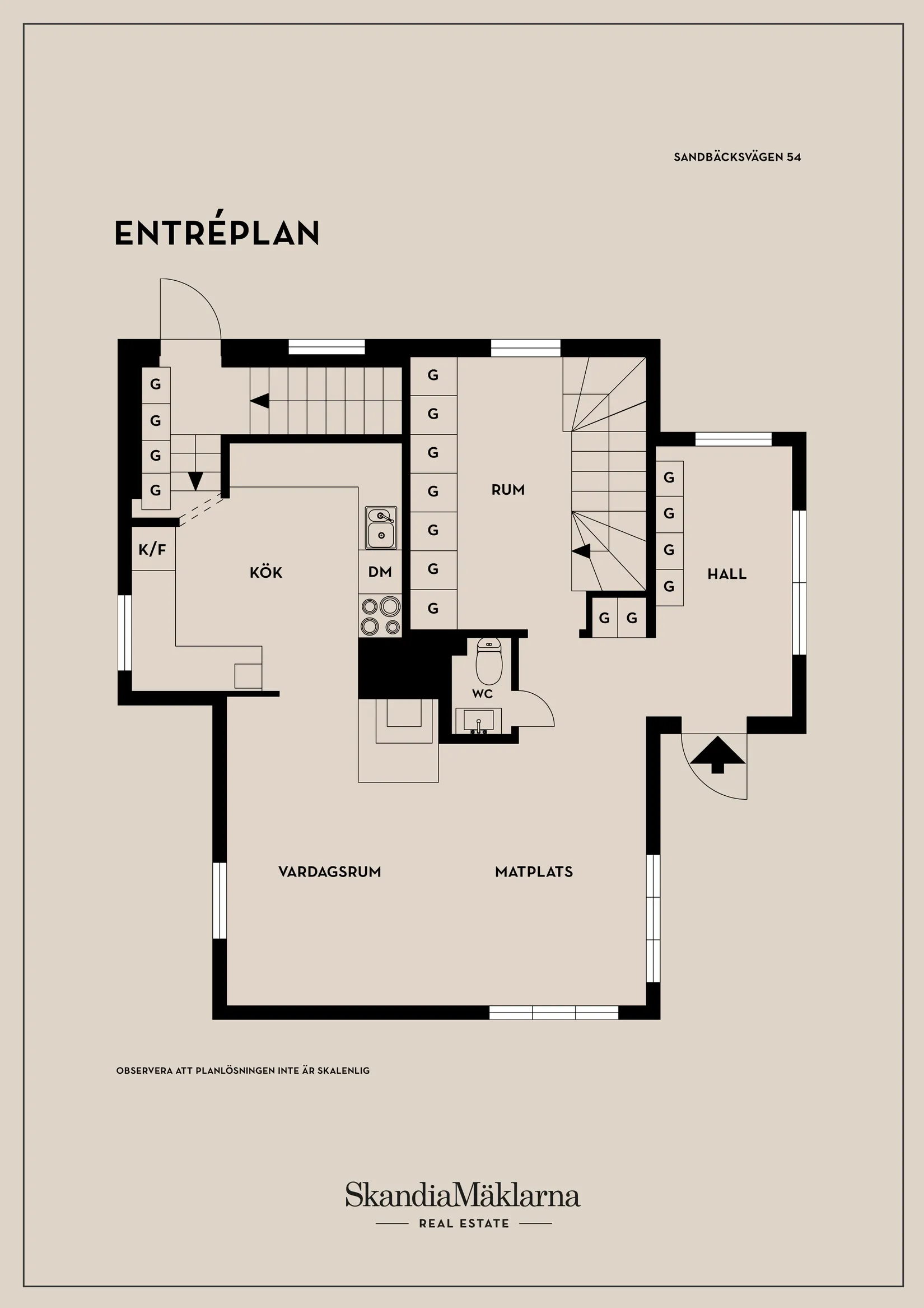 Villa, Sandbäcksvägen 54, Rönninge, Salem