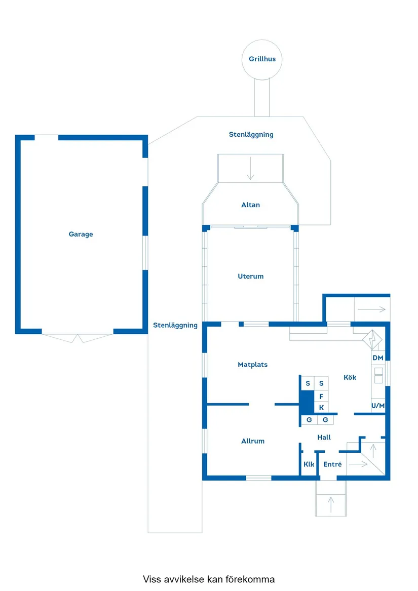 Villa, Västervägen 16, Valencia, Falkenberg