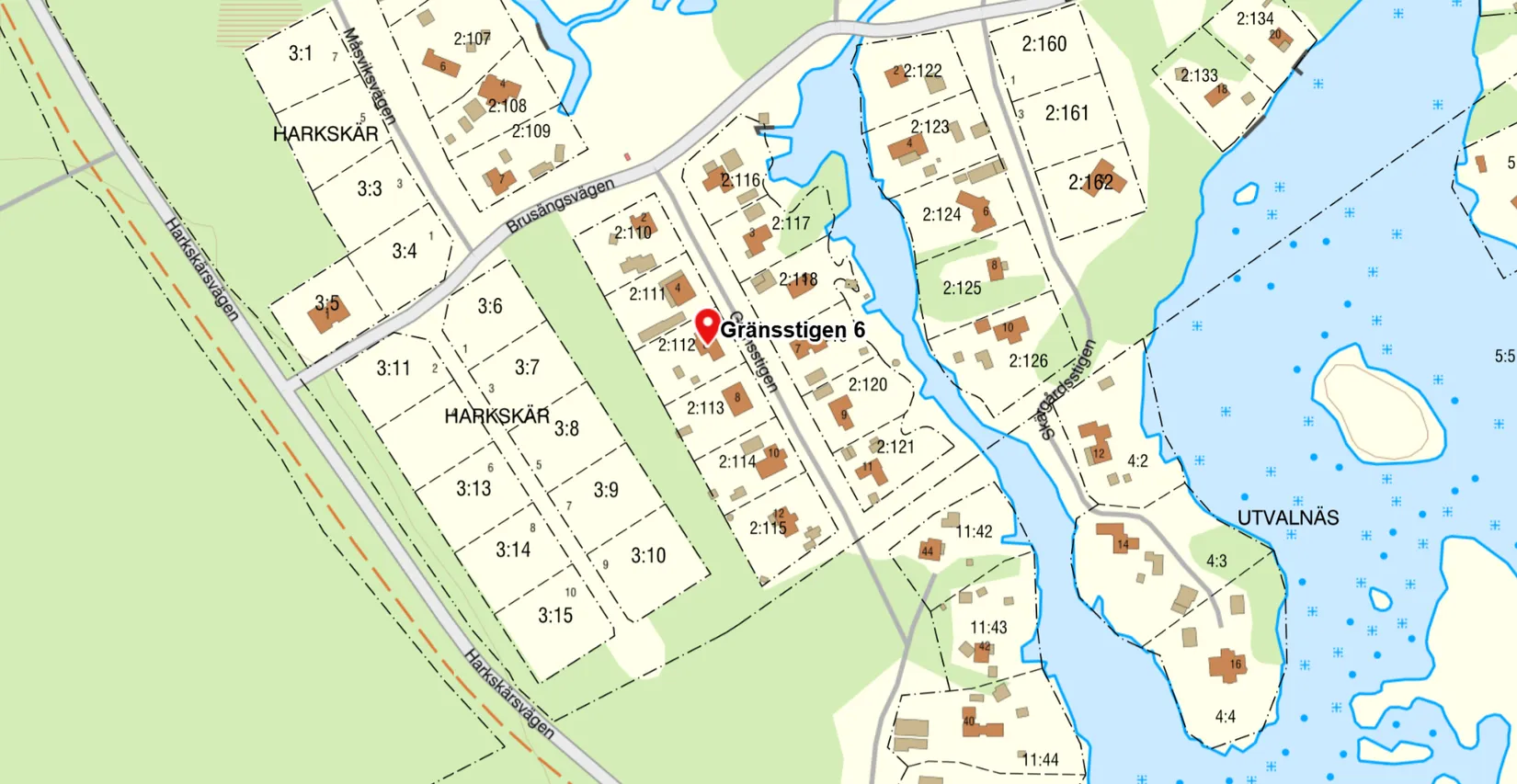 Villa, Gränsstigen 6, Harkskär, Gävle