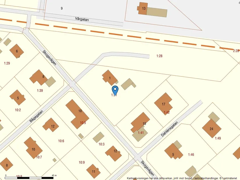 Villa, Skogsvägen 1, Emtunga, Vara