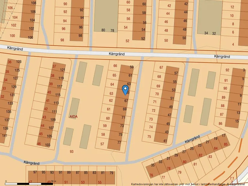 Villa, Kärrgränd 65, Kälvesta, Stockholm