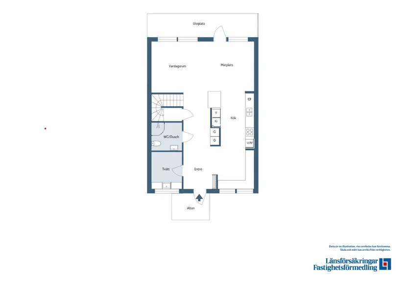Bostadsrätt, Radhus, Britta Hazelius väg 22, Lilla Källviken, Falun