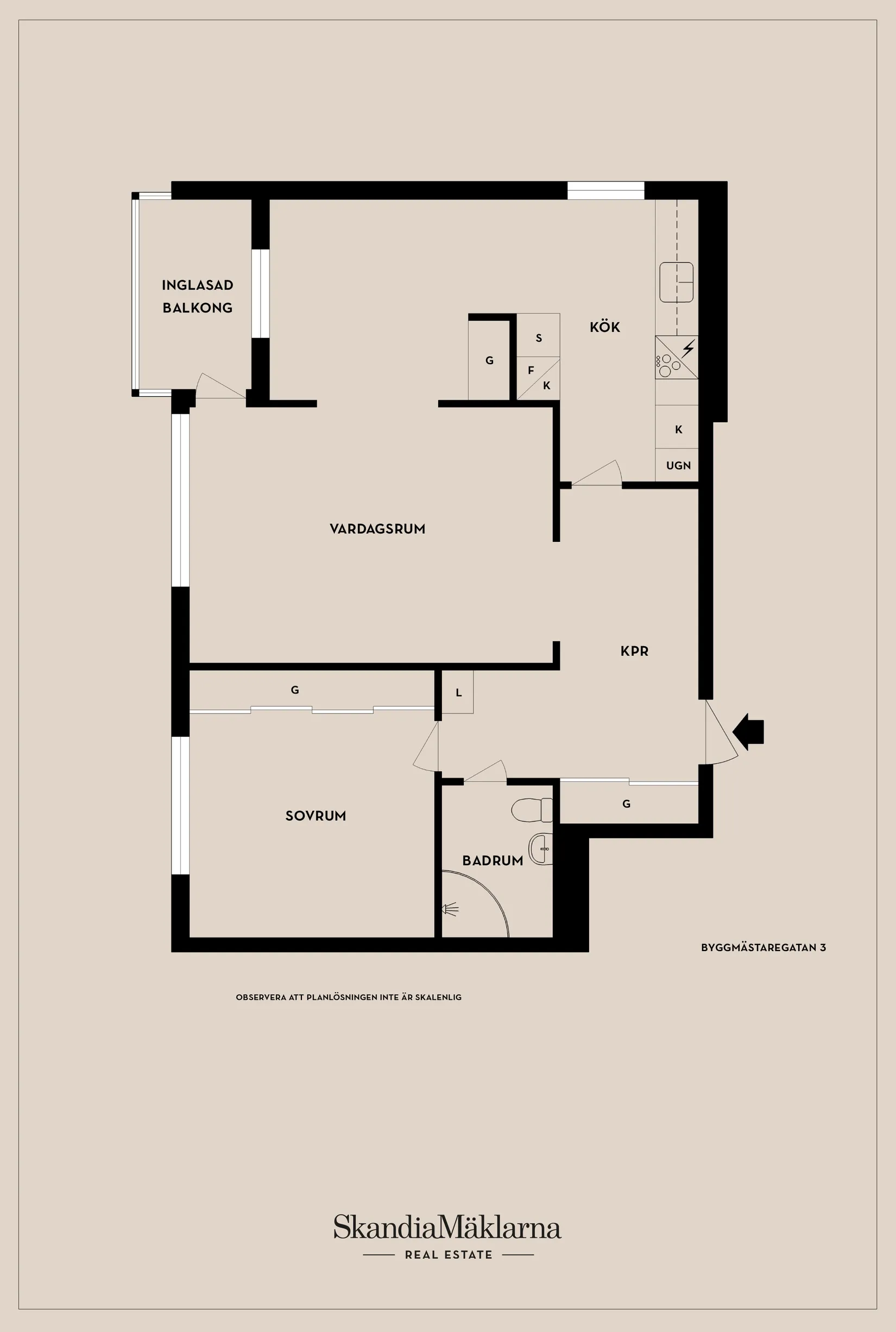 Bostadsrätt, Byggmästaregatan 3, Långö, Karlskrona