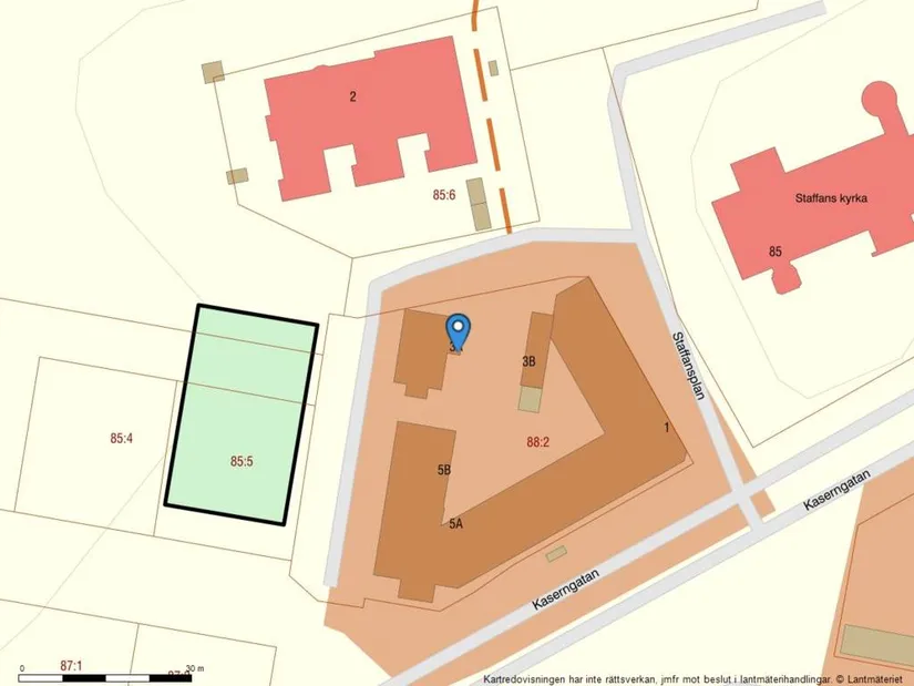 Bostadsrätt, Kyrkvaktargatan 3A, Brynäs, Gävle