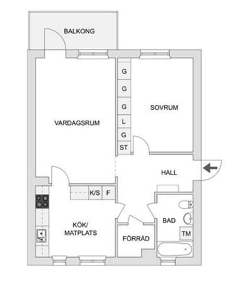 Bostadsrätt, Yrvädersvägen 37, Jakobsberg, Järfälla