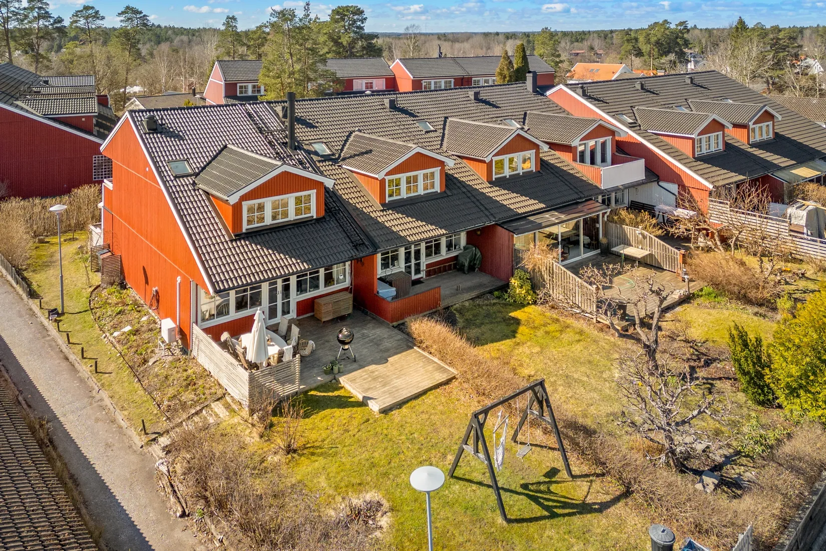 Villa, Radhus, Ingefasts väg 87, Täby kyrkby, Täby