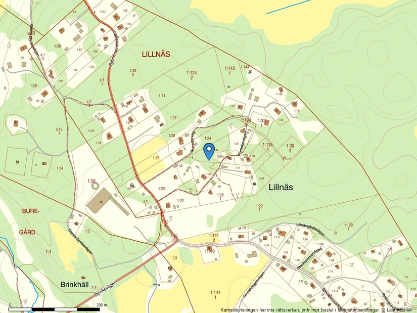 Tomt, Wistedts väg 4, Björnhuvud, Österåker