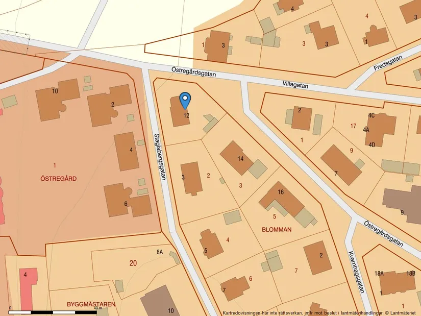 Villa, Östregårdsgatan 12, Öster/centrum, Växjö