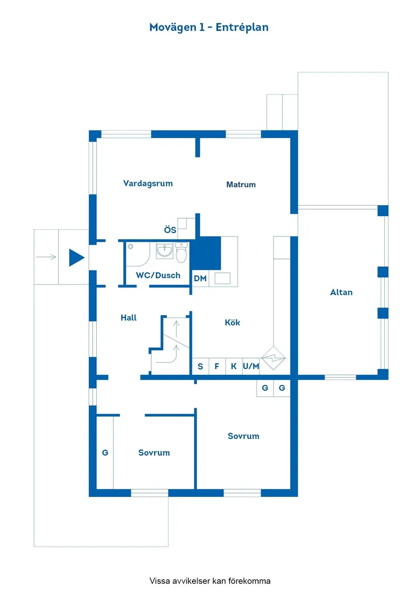 Villa, Movägen 1, Kolmården, Norrköping