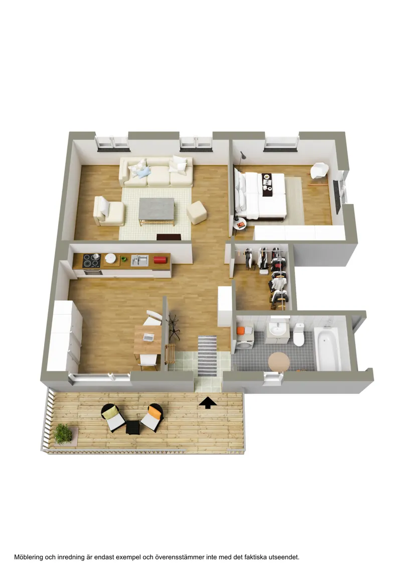 Bostadsrätt, Laxgatan 8 C, Svartöstaden, Luleå