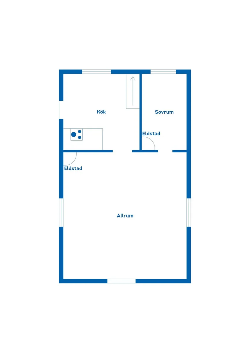 Fritidshus, Pinnarp Gammelgården, Kisa, Kinda
