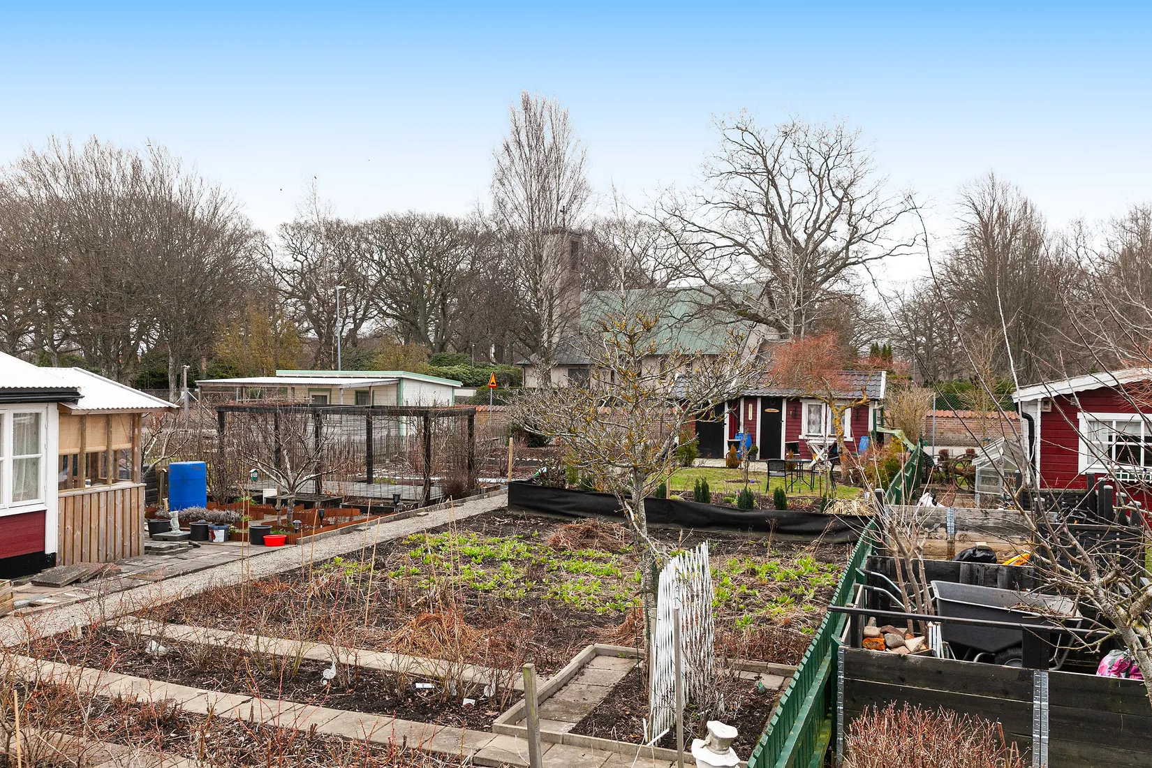 Fritidshus, Kapelluddens koloniförening, Kyrkogårdsgatan 21, Höganäs