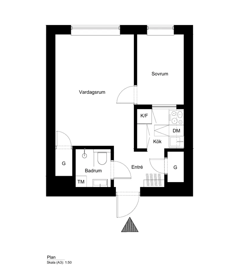 Bostadsrätt, Kungsklippan 20, Kungsholmen, Stockholm