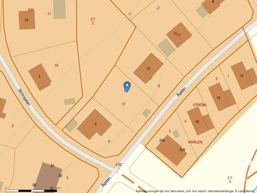 Tomt, Ågatan 15, Vårgårda