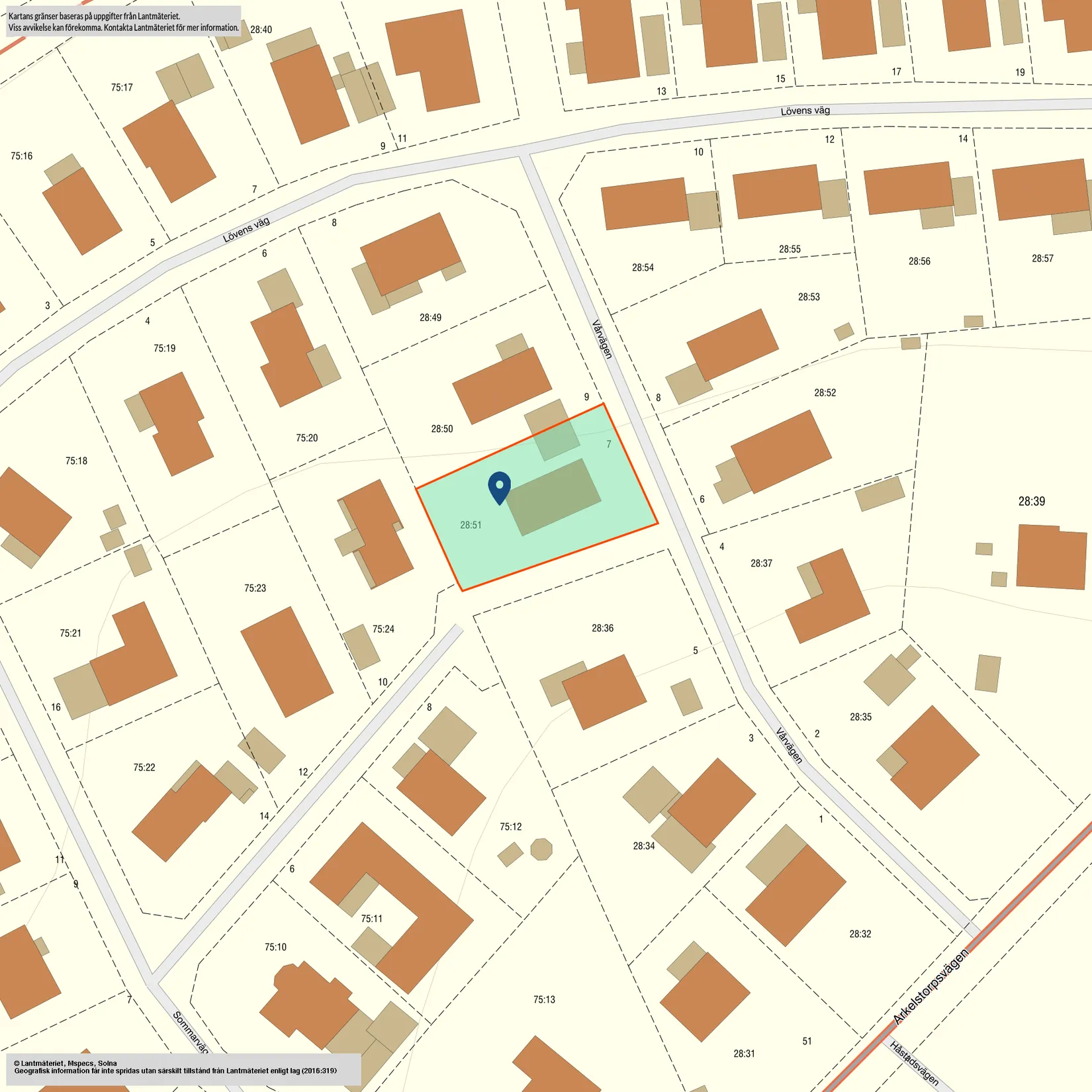 Villa, Vårvägen 7, Österslöv, Kristianstad